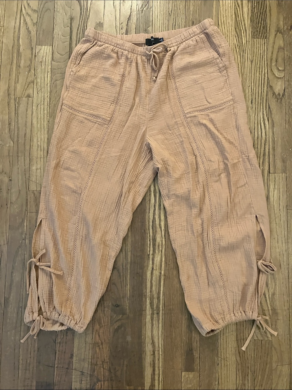 Torrid drawstring lounge pants in tan